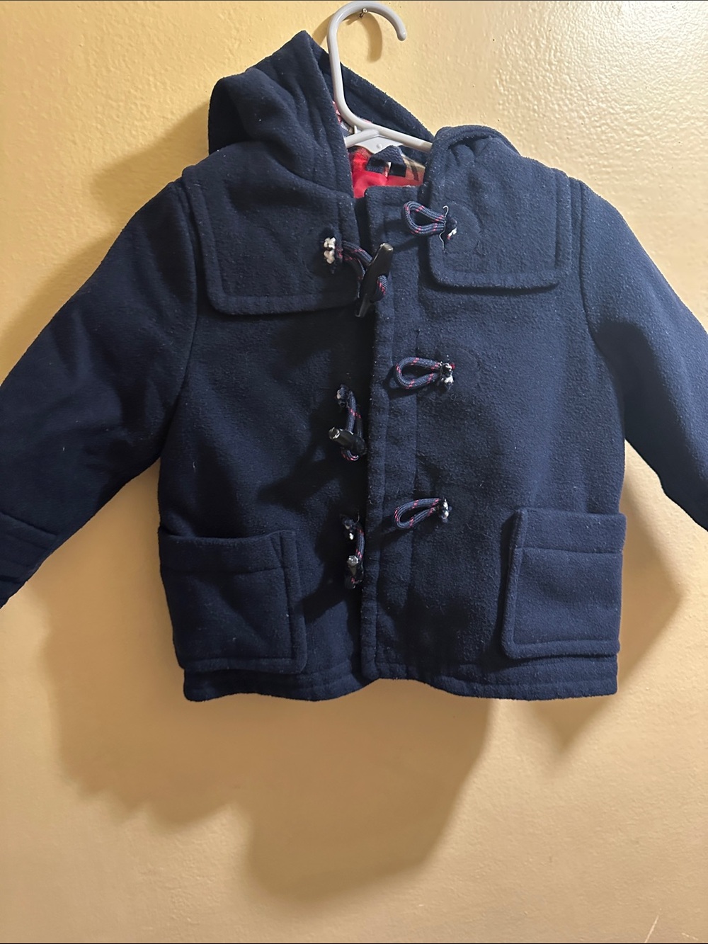 Baby gap Toddler Navy Hooded Toggle Coat